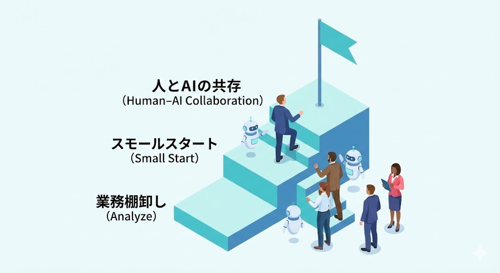 階段を登っている画像