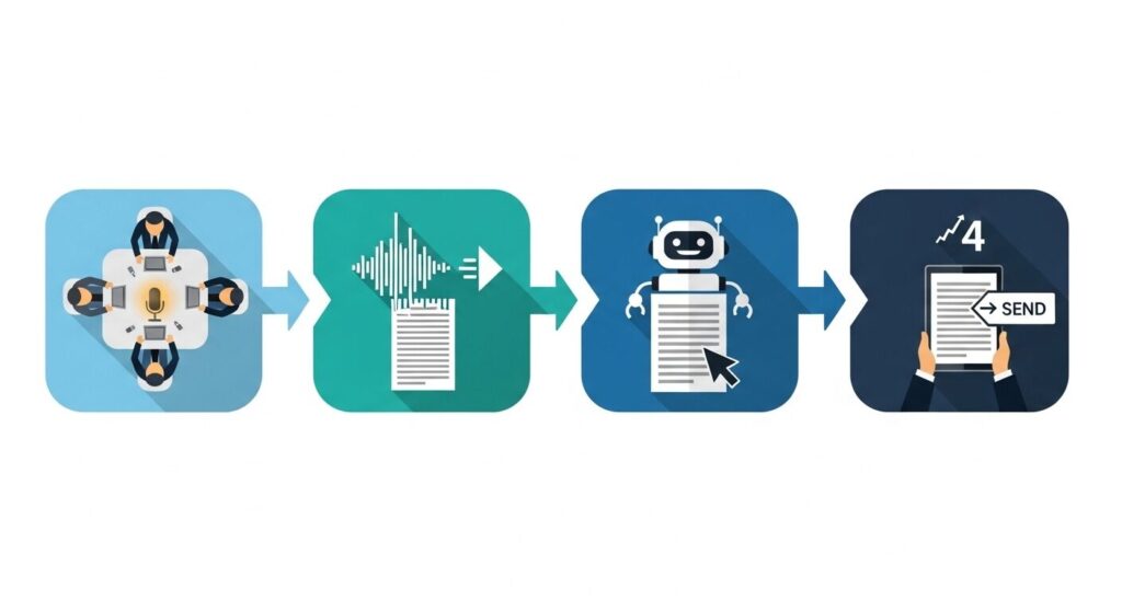 手順のフロー図