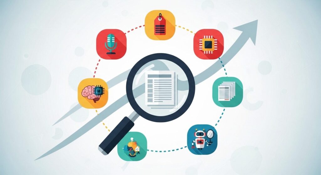 矢印が上を向いていて向上するイメージ図