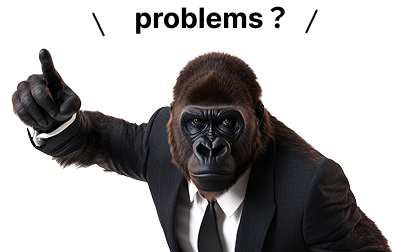 Thumbs up gorilla